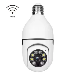 SLS Tuya Smart WiFi Bulb Camera 2MP Home Surveillance with E27 Lamp Holder IR Night Vision Two Way Audio Outdoor & Hotel Use