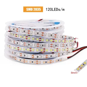 SMD2835 LED Strip Light 120 LEDs/m DC12V/24V IP67 Landscape Red Blue Green