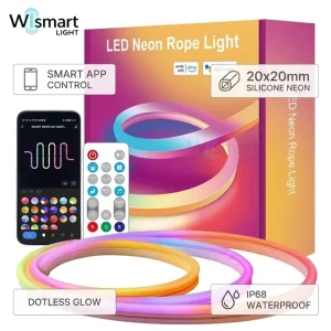 SMD2835 Silicone LED Neon Flex Rope Light IP68 Waterproof Dimmable Dotless Strip for Hotel Signage