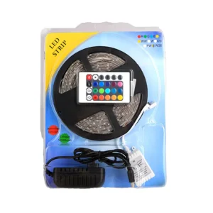 SMD5050 DC12V RGB Smart LED Strip Light with Remote Control for Home Party Decoration