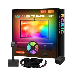 SMD5050 RGB LED Strip Light Flexible Tape Kit IP20 Waterproof 12V Dimmable for Home Landscape and Party Lighting
