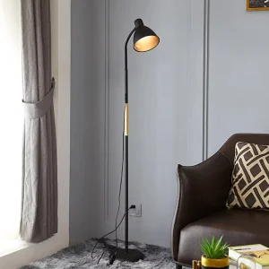 Scandinavian Creative Living Room Bedroom Black Floor Light E27 Indoor Floor Lamp