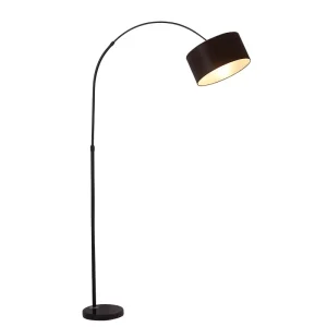 Scandinavian Style Blue Fabric Iron Floor for Living Room Bedroom LED E27 for Netflix Remote Control Creative Standing Table
