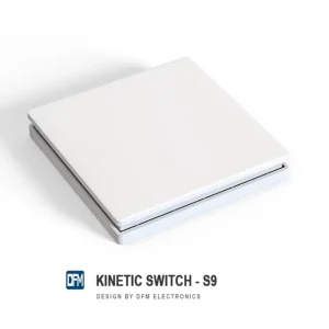 Self-Generating Wireless Light Switch 2-Gang Kinetic Remote Control Switch