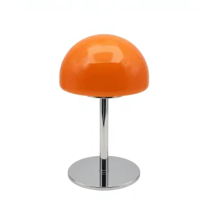 Semi-Circular Cream-Style Bedroom or Living Room Bedside Table Lamp