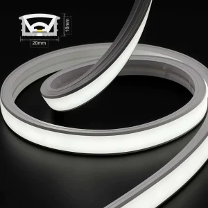 Shenzhen 12V 24V Silicone Neon Rope Waterproof IP67 100M Roll LED Neon Strip Light 3000K 4000K 6500K LED Light Strips