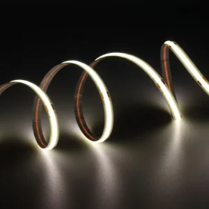 Shenzhen Factory Roll to Roll COB LED Strip Light DC12V/24V 8W 8mm COB LED Strip CRI 90 FCOB Linear Strip