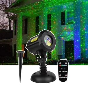 Shenzhen X Factory X 33P B DC 12V 2A Outdoor Smart Remote Controller RGB Motion Stars Shower Garden Laser Christmas Light