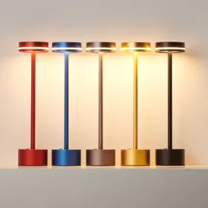 Side Glow H Shape USB Rechargeable Table Lamp LED Ambient Night Light for Restaurant Bar KTV Bedroom