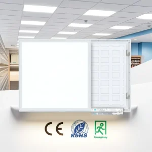Side-Lit LED Panel Light 3CCT Selectable Adjustable Surface-Mounted Aluminum Frame