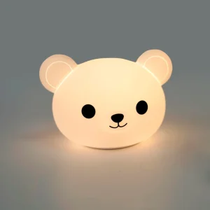 Silicone Contemporary LED Night Light with Touch Control Rechargeable for Bedroom Use Customizable Colors