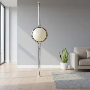 Silver Metal LED E27 Modern Luxury Warehouse Floor Lamp