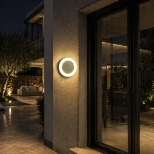 Simple Black Lamp Courtyard Garden Led Wall Light IP65 Waterproof 12w 18w Round Square Oval Shape Sconces Outdoor Wall Lamps