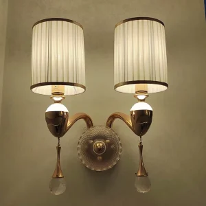 Simple Decoration Creative Crystal Wall Lamp Home Atmosphere Lighting Bedside Aisle Switch Control Wall Lamp