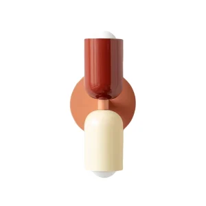 Simple Modern Creamy Style Medieval Creative Corridor Atmosphere Dual Headed Nordic Bedside Wall Lamps