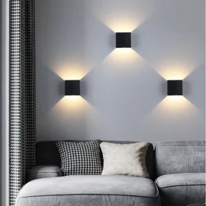Simple Modern Creative Bedside Living Room Corridor Staircase Entrance Decorative Aluminum Wall Lamp 3000K Indoor