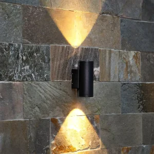 Simple and Classic LED Wall Lamp with Bidirectional Illumination 8W to 30W Waterproof Aluminum Base IP65 Square Shape
