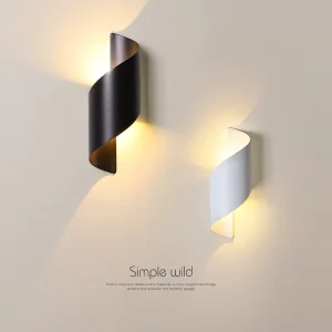 Simple and Elegant LED Outdoor Wall Light 12W Unique Design Universal for Indoor and Outdoor