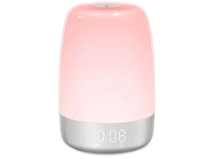 Simulated Daylight Wake-Up Light Alarm Clock LED Sleep Bedside Lamp Ambient Night Light
