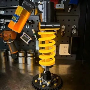 Simulation Car Shock Absorber Desk Lamp Adjustable Spring Suspension Decor Table Lamp Creative Motorcycle Mod Parts Lamp Made