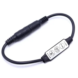 Single Color Mini LED Controller 3-Key Dimmer for LED Strip