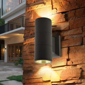 Single Head Outdoor Wall Lamp Emit Upwards Modern Indoor Wall Light Aluminum IP65 Garden Patio Wall Mounted Sconce Light