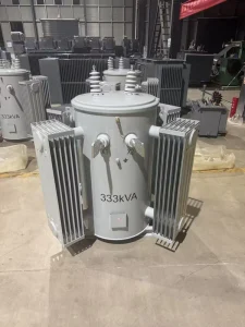 Single Phase Cylindrical Column-Mount Transformer, 10KV, for Outdoor Use