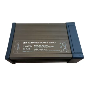 Single-Phase LED Driver Switching Power Supply AC 180-260V to DC 12V 400W Outdoor Rainproof Constant Current LED Driver