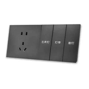 Single Pole Smart Wall Light Switch 110V 240V 10A Hotel Switch PC Material US Standard