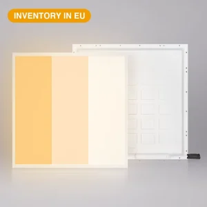 Slim Backlit Aluminum 300×1200 600x600mm Smart WiFi LED Panel Light for Kids Bedroom Dimmable