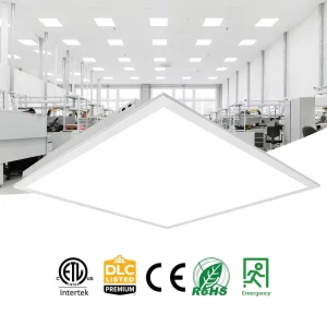 Slim LED Panel Light 1×4 2×2 2×4 Power Selectable 30W 40W 50W 60W 3000K 4000K 5000K Dimming CCT Changeable