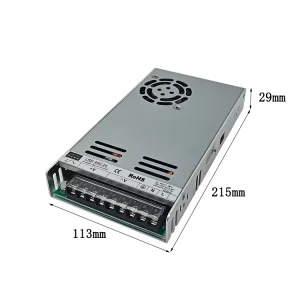 Slim LRS Single-Output 12V 400W 85% Efficiency 198-242V AC Input LED Switching Transformer Industrial IP20 Power Supply