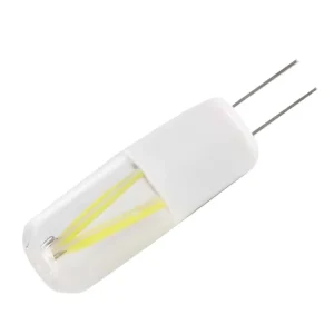 Slim Pins G4 Yellow Crystal AC12V 2200K or 1800K LED Filament Bulb