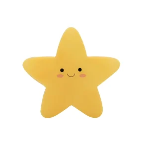 Small Five-Pointed Star LED Night Light with Touch Control for Children
