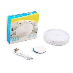 Small Round RGB LED Motion Sensor Night Light