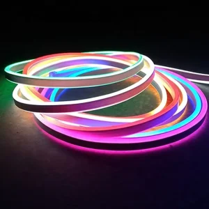Smart APP Control Flexible Neon Strip Ws2812b 5V IP67 Waterproof RGBIC Soft Strip for Indoor Gaming Room