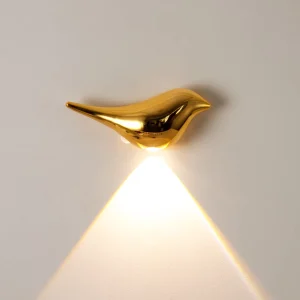 Smart Bird Shaped Motion Sensor Wireless Magnetic Stair Wall Lamp USB Rechargeable Wall Light Bedside LED Night Light