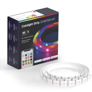 Smart Christmas RGBW LED Strip Light 50ft Extensible IP65 Waterproof PVC Music Sync Wi Fi App Control Lighting