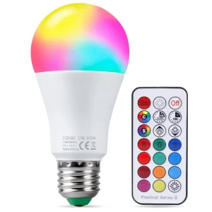 Smart Color LED Bulb with Colorful Warm Light for Decoration