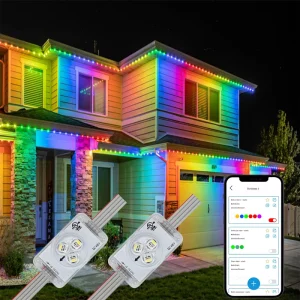 Smart Control LED Outdoor Eaves Light IP68 Waterproof DC48V Aluminum Channel Point Light