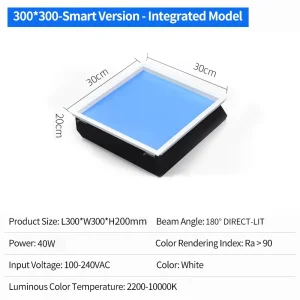 Smart Dimmable Blue Sky Cloud Simulation Skylight Panel for Hotels, Villas, Apartments and Bedrooms