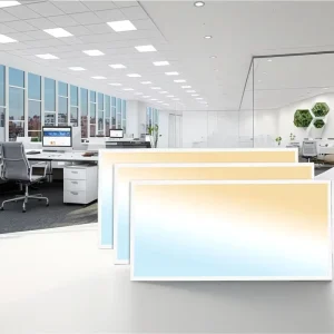 Smart Dimmable LED Ceiling Panel Light UGR<19 Anti-Glare for Offices