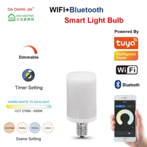 Smart E12 LED Bulb Wi-Fi 2700K-6500K Dimmable
