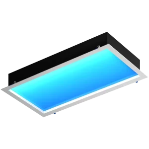 Smart Embedded Natural Skylight Ceiling Lamp Blue Sky Panel Light for Entryway Kitchen Bathroom