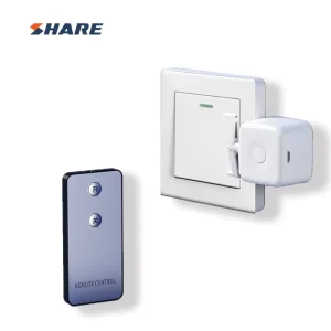 Smart Home 10A 250V Single-Pole Wireless Remote Control Push-Button Switch for Automatic Opener