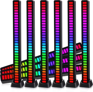 Smart Home 32 Led Lighting Multi Color Music Motion Sensor Decoration for Home Sound Rhythm Light With USB Led Light