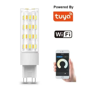 Smart Home G9 LED Light Bulb 3W 120V 220V Color Changing from 2700K 6500K Wifi Connected 220V Lamp