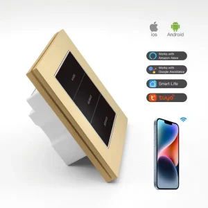 Smart Home Light Switch 1/2/3/4-Gang Zigbee WiFi Bluetooth Smart App Remote Control Wall Touch