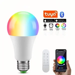 Smart Home Products LED Light Bulbs Graffiti Bluetooth Home 15W Color Remote Control APP Ball Bubble Light E27 Light