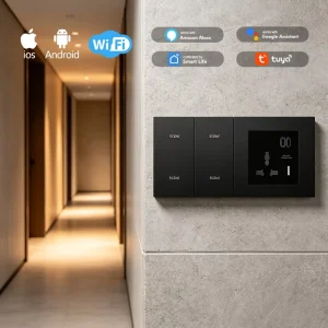 Smart Hotel Room Switch Wi-Fi Zigbee Master Switch One-Key Control Lights Curtain TV Voice Control